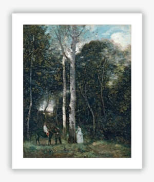 The Parc Des Lions At Port-marly - Giclée-druck: Corot's The Parc Des Lions