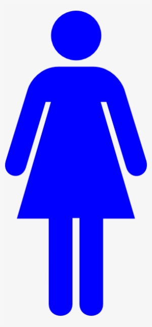 Female Toilet Sign Red