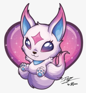 Kiko By Kraus Illustration Hd Wallpaper Background - League Of Legends Star Guardian Pets