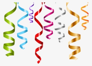 Free Confetti Clipart Image - Streamer Png