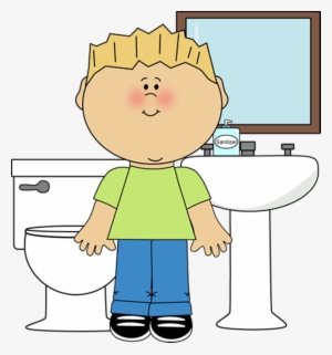 Clip Art Transparent Boys In Bathroom Best Clip Art - Kids Bathroom Clipart