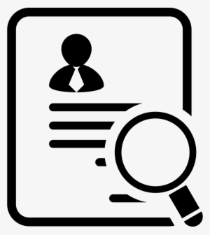 Businessman Paper Of The Application For A Job Comments - Reference Icon For Resume