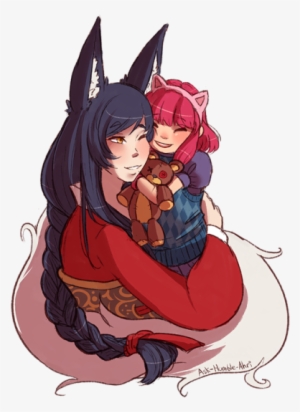 New Bg Image For My Blog With Updated Ahri Look And - Cartoon