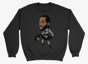 Crewneck Sweatshirt / White / S Kawhi The Klaw Sweatshirt - Don T Let Your President Get Your Ass Whooped Hoodie