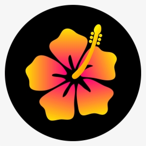 Colorful Hibiscus Flower Design - Hawaiian Flowers