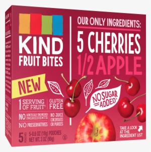 Kind Bar - Fruit Bites Snack Strawberry Cherry Apple
