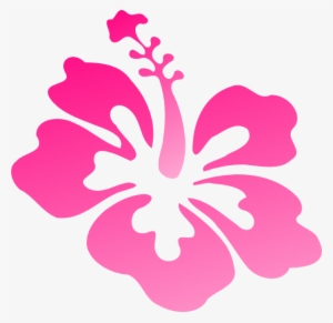 Hibiscus Pink Clip Art At Vector Clip Art - Hibiscus Clip Art