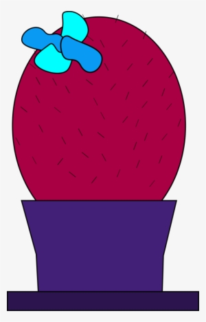 Cactus Plant In A Pot - Compass Clipart