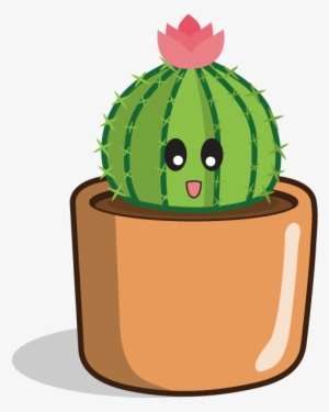 A Series Of Five Cactus Characters Designed For Dynamic - Illustration