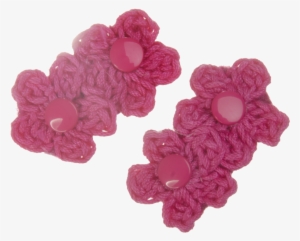 Broche Florecitas Tejidas 2 Piezas - Artificial Flower