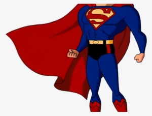 Superman Clipart Dcau - Superman Cartoon Drawing