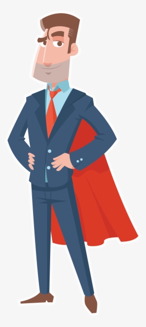 Hand Drawn Cartoon Father Decoration Psd Image - Super Vendedor