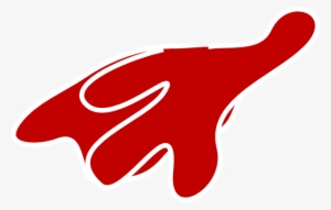 Super Hero Red Cape Clip Art At Clker - Cape Super Heros Png