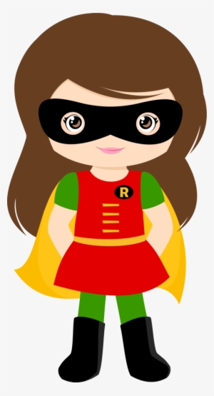 Hero Clipart Cape - Robin Girl Clipart