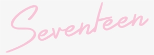 Picture Library Stock Hjisoos Requested Font Rebloglike - Seventeen Logo Transparent