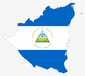 Big Image - Nicaragua Map Flag