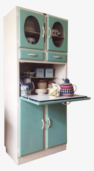 Vintage Kitchen Unit Transparent Image - Small Larder Cupboard