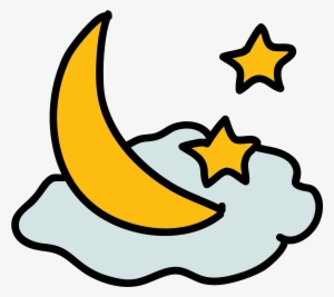 Moon And Stars Icon - Web Design