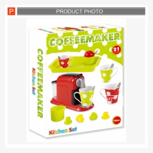 Pretend Play Coffee Maker Happy Kid Home Appliance - Toy