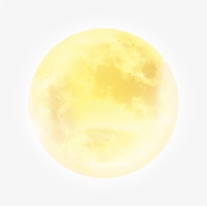 Moon Watercolor Illustration Transparent Decorative - Full Moon