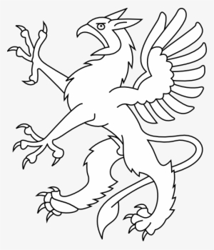 Griffin Cliparts - Simple Griffin Coat Of Arms