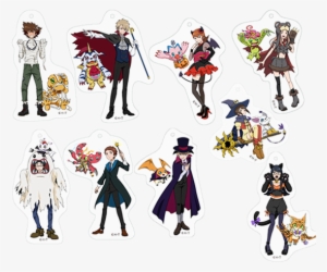Digimon Adventure Tri Halloween Parco Goods Acrylic - Digimon Adventure Tri Character Art