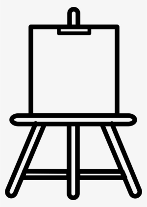 Paint Easel Outline Artistic Tool Comments - Easel Icon