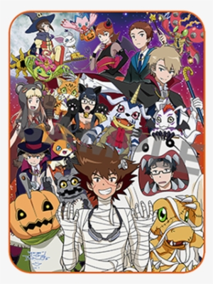 Digimon Adventure Tri Halloween Parco Goods Blanket - Digimon Adventure Tri.