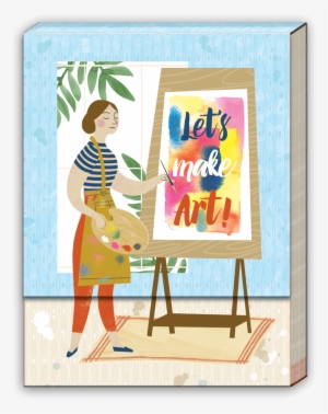 Easel Painting Pocket Note Pad - Art