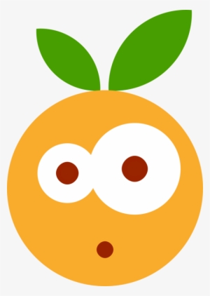Emoji Fruit Emoticon Birthday Smiley - Orange Fruit Emoji