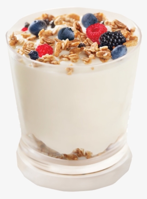 Yogurt Dish Transparent Background - Yogurt Parfait Parfait Png