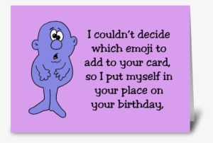 What Emoji Would Fit Your Birthday Greeting Card - Happy Birthday Barber Card