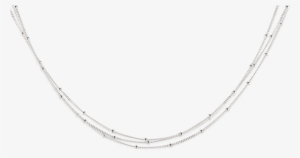 Sterling Layered Spheres Choker - Necklace