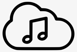 Music Playing Cloud Stream Comments - Streaming Icon Transparent
