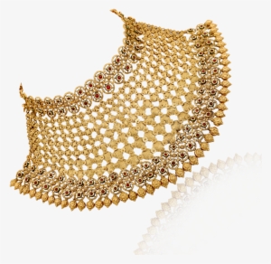 Fabulous Royal Gold Choker Necklace - Gold Choker