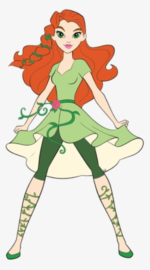 Clipart Transparent Stock Dc Super Hero Girls Clip - Poison Ivy Dc Superhero
