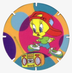 Tazos > Walkers > Looney Tunes 02-tweety - Looney Tunes Crisps Walkers