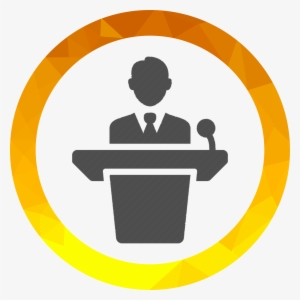 Clipart Library National English Olympics Speechidr - Public Speaking Icon