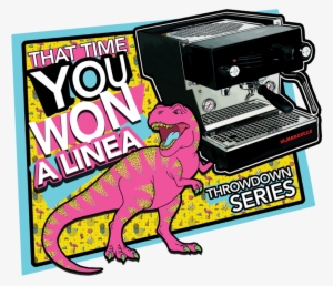 Dino Logo - Lamarzocco | Linea Mini | Siebträgermaschine | Schwarz