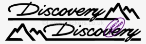 Land Rover Discovery Door Sticker Solid Landy Stickers - Land Rover Discovery Logo