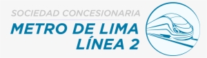 Logo Linea 2 Curvas - Metro De Lima Logo