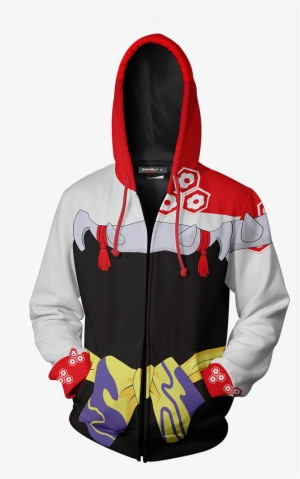 Inuyasha Sesshomaru Cosplay Zip Up Hoodie Jacket Moveekbuddy - Baby Carrier Alan Gray Hooded Sweatshirt Hoodie.