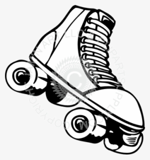 Roller Skate Drawing At Getdrawings - Black And White Roller Skate