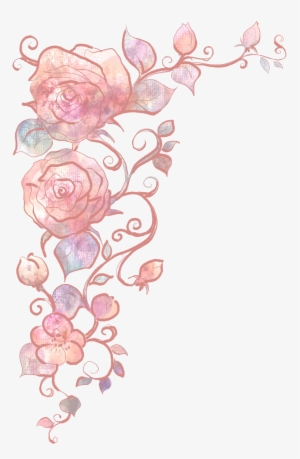 Image Free Stock Art Hand Painted Flowers Transprent - ดอกไม้ การ์ตูน Png
