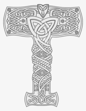 Mjolnir By Geosammy On Deviantart Png Stock - Mjolnir Drawing
