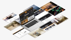 Oneida Eagle Bows Hook Creative Website Mockup - Web Design