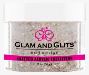Glitter Acrylic - Glam & Glits Nail Art Glitter: Pink Crystal - 1/2oz