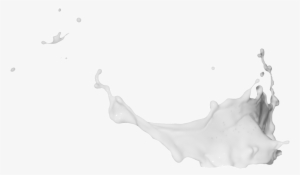 Splashed Milk Png Element - Milk Effect Png