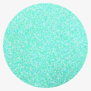 181 Mint Chiffon Dry Glitter - Turquoise Glitter Circle Png