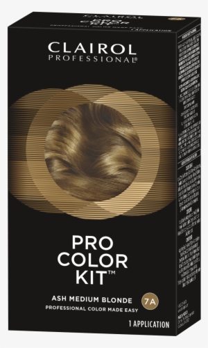 Ash Medium Blonde 7a- Pro Color Kit By Clairol Professional - Clairol